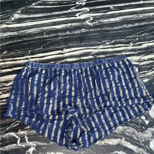 Victoria's Secret Blue Striped Women's Shorts